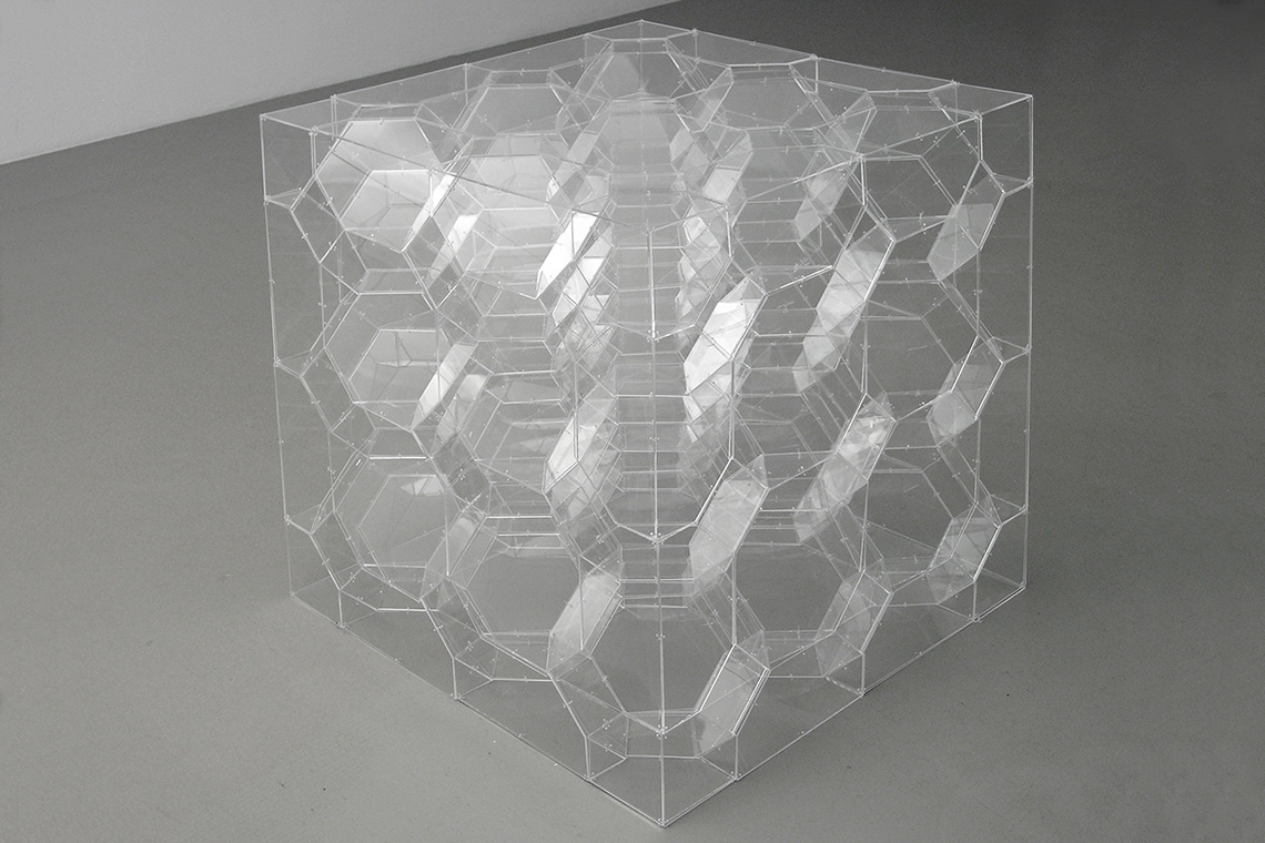Boxed-in Infinite Polyhedron